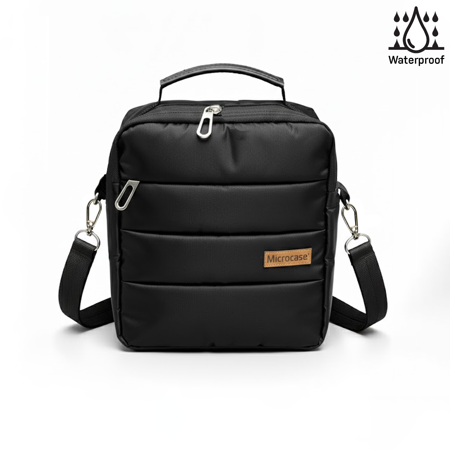 Microcase 4 Bölmeli Günlük Kullanım için Su Geçirmez Omuz Askılıklı El Çantası AL5498