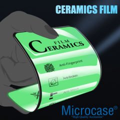 Microcase Huawei P40 Lite Tam Kaplayan Esnek Ceramic Nano Ekran Koruma - Siyah