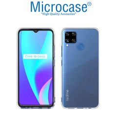 Microcase Realme C15 İnce 0.2 mm Soft Silikon Kılıf Şeffaf