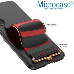Microcase Samsung Galaxy S22 Plus Parmak Tutuculu Kayış Askılı Plastik Kılıf - AL3565
