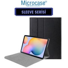 Microcase Samsung Galaxy Tab S6 Lite SM-P610 10.4 Sleeve Serisi Mıknatıs Kapak Standlı Kılıf Siyah