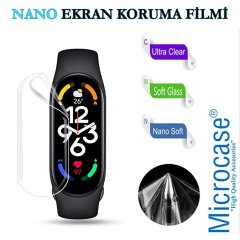 Microcase Xiaomi Mi Band 7 TPU Ekran Koruma Filmi - Şeffaf