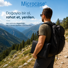 Microcase İple Sabitlemeli Katlanabilir Sırtlıklı Tasarım Kamp Sandalyesi Minderi Piknik Outdoor Balıkçılık 80x40 CM 2 Adet AL5565