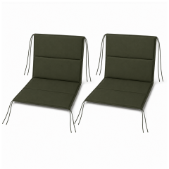 Microcase İple Sabitlemeli Katlanabilir Sırtlıklı Tasarım Kamp Sandalyesi Minderi Piknik Outdoor Balıkçılık 80x40 CM 2 Adet AL5565
