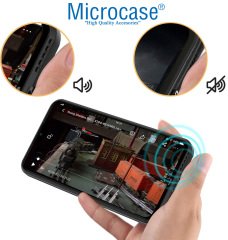 Microcase Huawei Honor 20 - Nova 5T Elektrocase Serisi Silikon Kılıf - Siyah + Tam Kaplayan Çerçeveli Cam