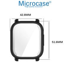 Microcase Xiaomi Redmi Watch 5 Active için   Önü Kapalı Silikon Kılıf - AL3173