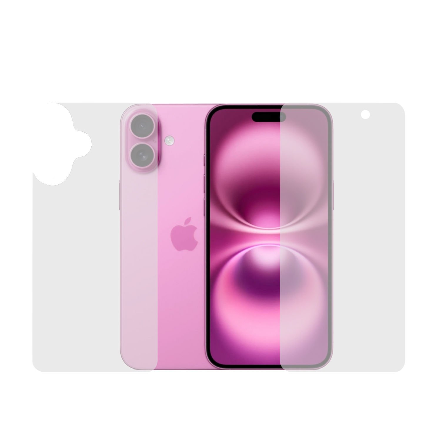 Microcase Iphone 16 Plus   Full Ön Arka Kaplama Koruma Filmi - AL3279