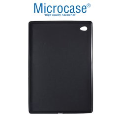 Microcase iPad Air 2 - 3 - 4 (9.7 inch) Tablet Silikon Tpu Soft Kılıf - Siyah + Ekran Koruma Filmi