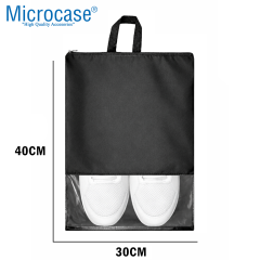 Microcase Çok Amaçlı Şeffaf Pencereli Ayakkabı Düzenleyici Seyahat Çantası Hurç 40x30 CM 10 Adet AL5500