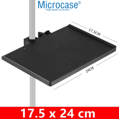 Microcase Tripodlara Monte Universal Sehpa Notebook Mikrofon Kitap vb Malzeme Rafı 240x175mm - AL5292