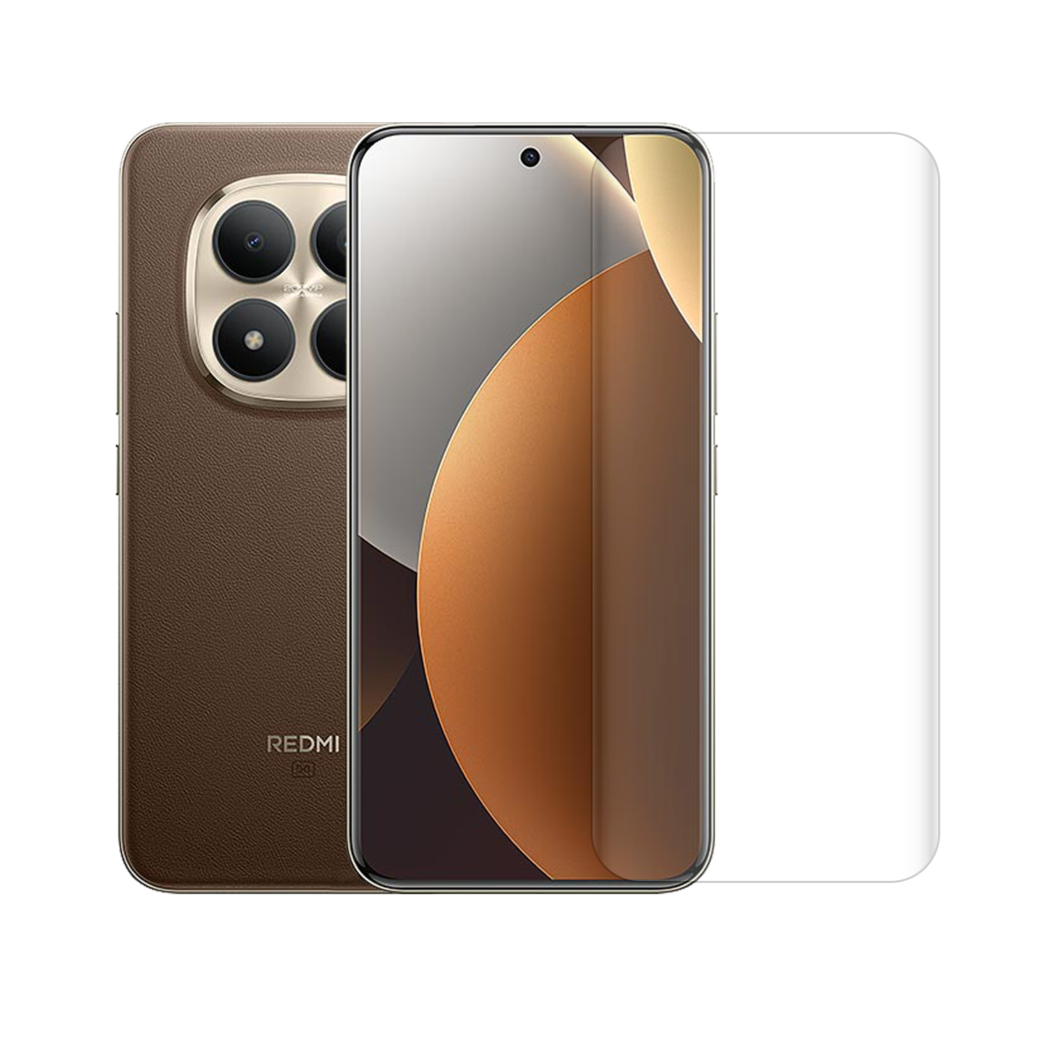 Microcase Redmi Note 15 Pro Plus 5G Curved Tam Kaplayan Kavisli Tempered Cam Ekran Koruyucu - AL3282
