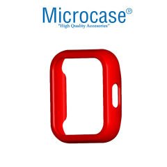 Microcase Oppo Realme Watch 36 mm Önü Açık Tasarım Rubber Kılıf - Kırmızı