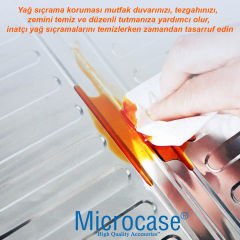 Microcase Katlanır Rüzgar ve Yağ Koruyucu Alüminyum Paravan Yağ Sıçrama Koruyucu Alüminyum Levha AL4509