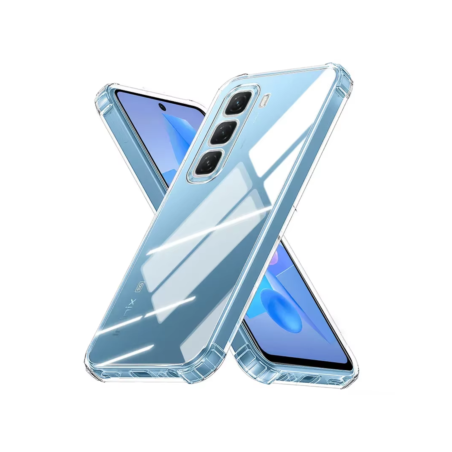 Microcase Infinix Note 50 ile Uyumlu Slim Serisi Soft TPU Silikon Kılıf - Şeffaf AL3324
