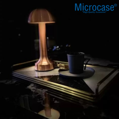 Microcase Dokunmatik Mantar Tasarımlı 3 Işık Renkli Şarjlı Masa Lambası - AL5157