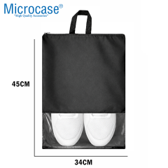 Microcase Çok Amaçlı Şeffaf Pencereli Ayakkabı Düzenleyici Seyahat Çantası Hurç 45x34 CM 10 Adet AL5501