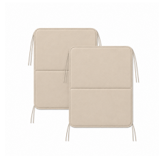 Microcase İple Sabitlemeli Katlanabilir Kamp Sandalyesi Minderi Piknik Outdoor Balıkçılık 40x40 CM 2 Adet AL5564
