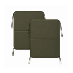 Microcase İple Sabitlemeli Katlanabilir Kamp Sandalyesi Minderi Piknik Outdoor Balıkçılık 40x40 CM 2 Adet AL5564