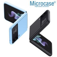 Microcase Samsung Galaxy Flip4 için Mat Yüzey Sert Plastik Kılıf - AL8848