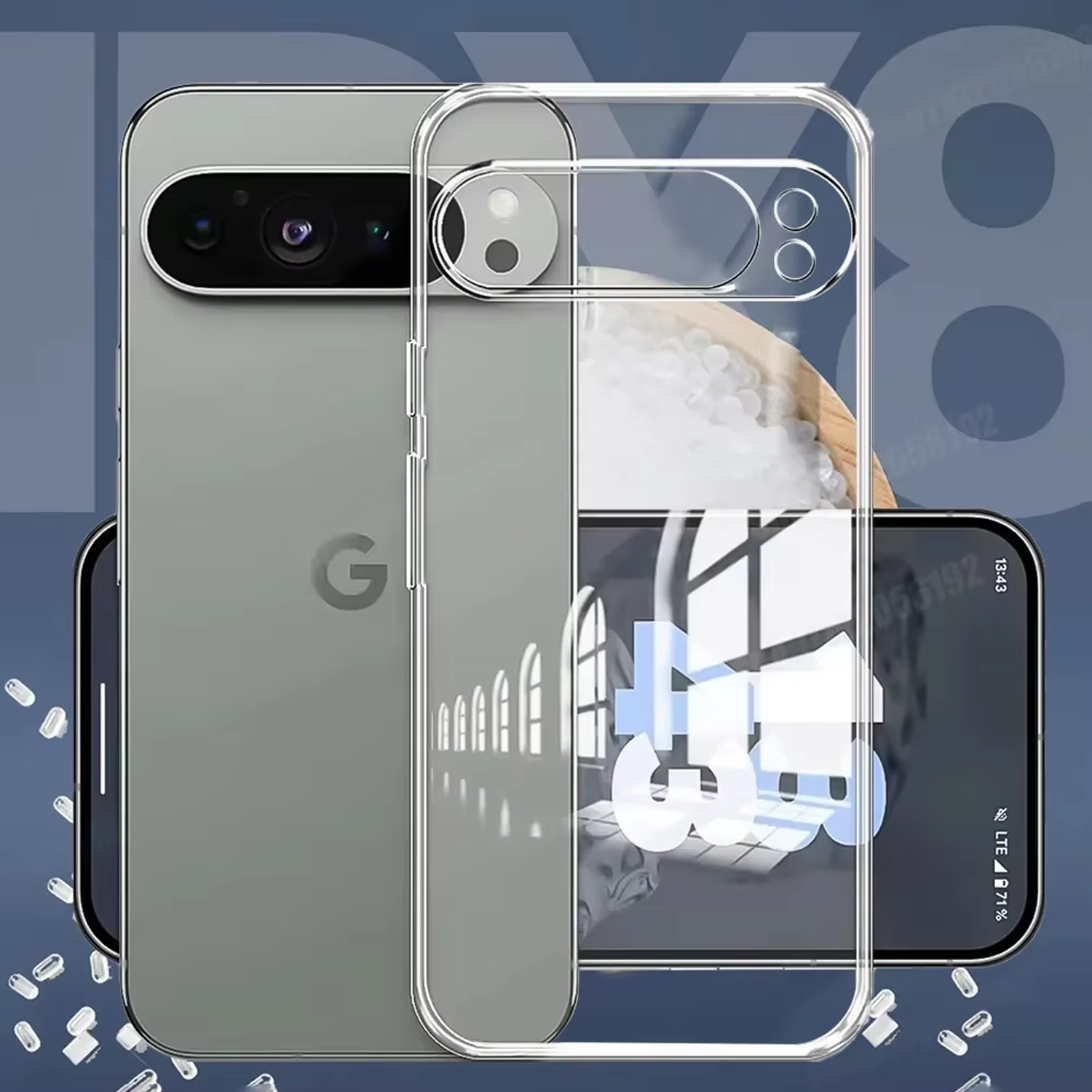 Microcase Google Pixel 10 Pro XL ile Uyumlu Slim Serisi Soft TPU Silikon Kılıf - Şeffaf AL3324