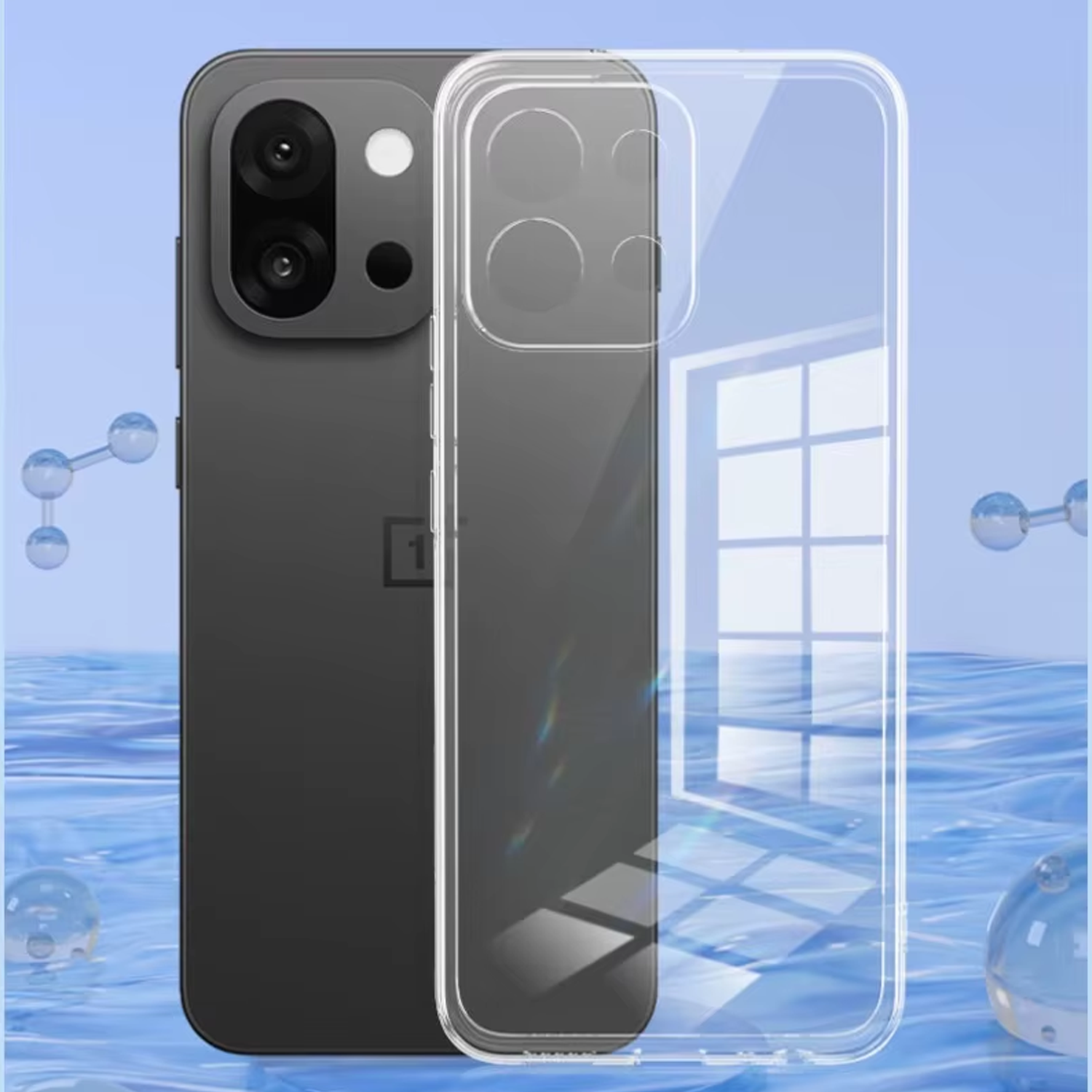 Microcase OnePlus 13T ile Uyumlu Slim Serisi Soft TPU Silikon Kılıf - Şeffaf AL3324