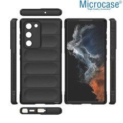Microcase Samsung Galaxy Note 20 Miami Serisi Darbeye Dayanıklı Silikon Kılıf - Açık Gri