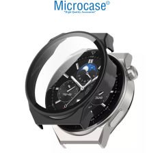 Microcase Huawei Watch GT3 Pro 46mm Ekran Korumalı Sert Rubber Kılıf - AL3173 Bej