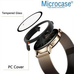 Microcase Huawei Watch GT3 Pro 46mm Ekran Korumalı Sert Rubber Kılıf - AL3173 Bej