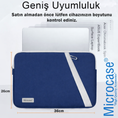 Microcase Çok Amaçlı Sleeve Tipi 10-11 inch Tablet Çantası Lacivert AL5538