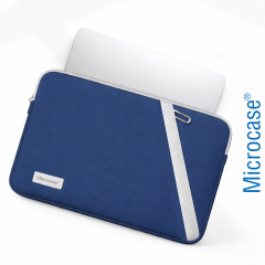 Microcase iPad 10.2 Serileri için Çok Amaçlı Sleeve Tipi 10-11 inch Tablet Çantası Lacivert AL5538