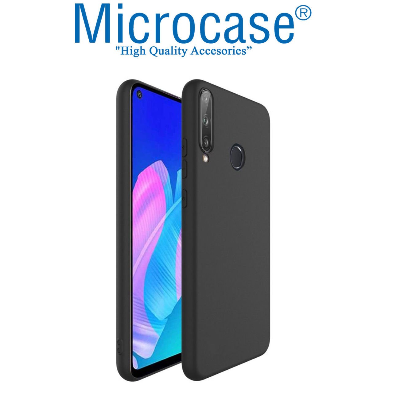 Microcase Huawei P40 Lite E / Y7P Matte Tpu Kılıf - Siyah