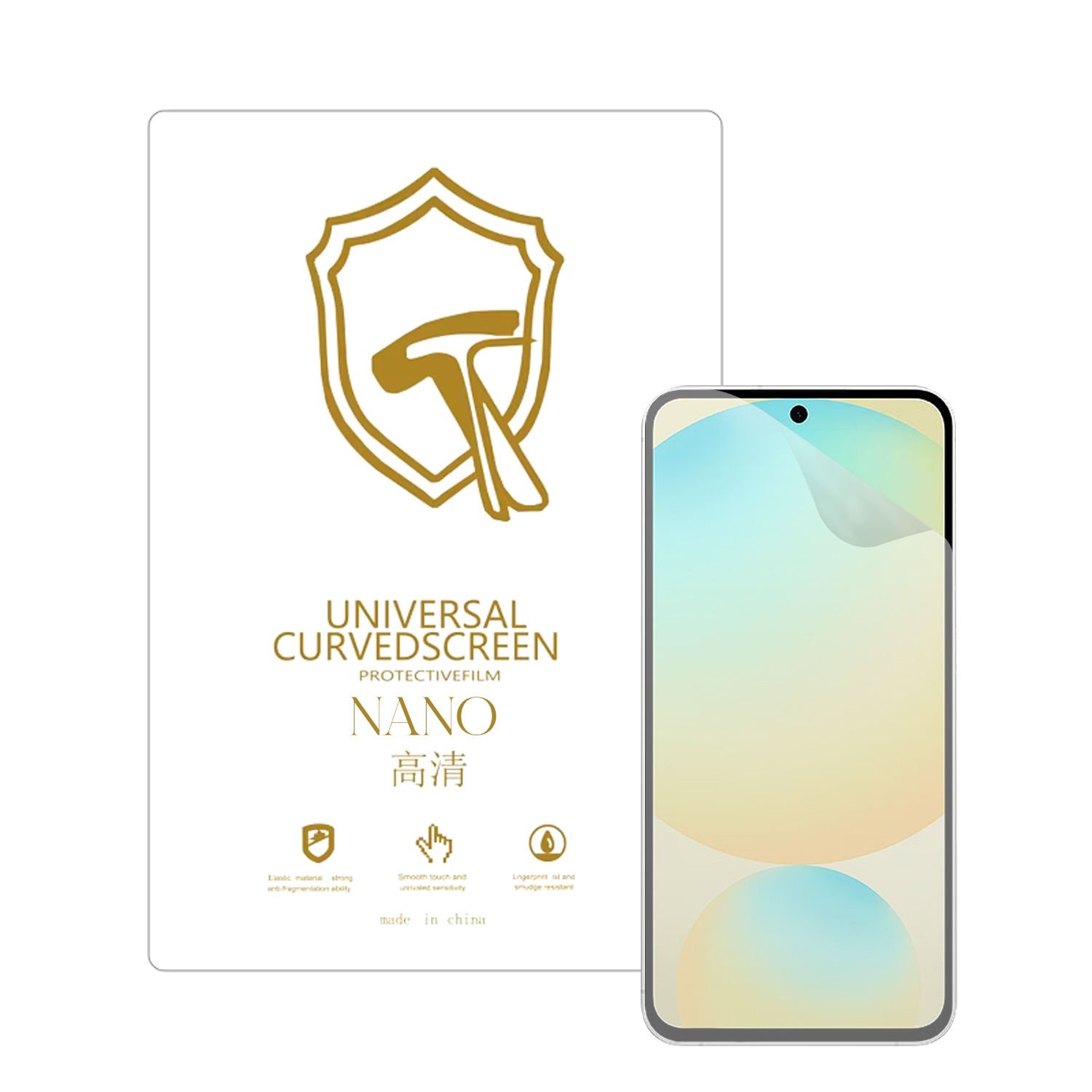 Microcase Samsung Galaxy S24 FE için Full Tpu Nano Ön Ekran Koruma Filmi - EKM101