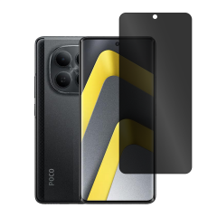 Microcase Xiaomi POCO M8 Privacy Gizlilik Filtreli Tam Kaplayan Tempered Cam-AL3125