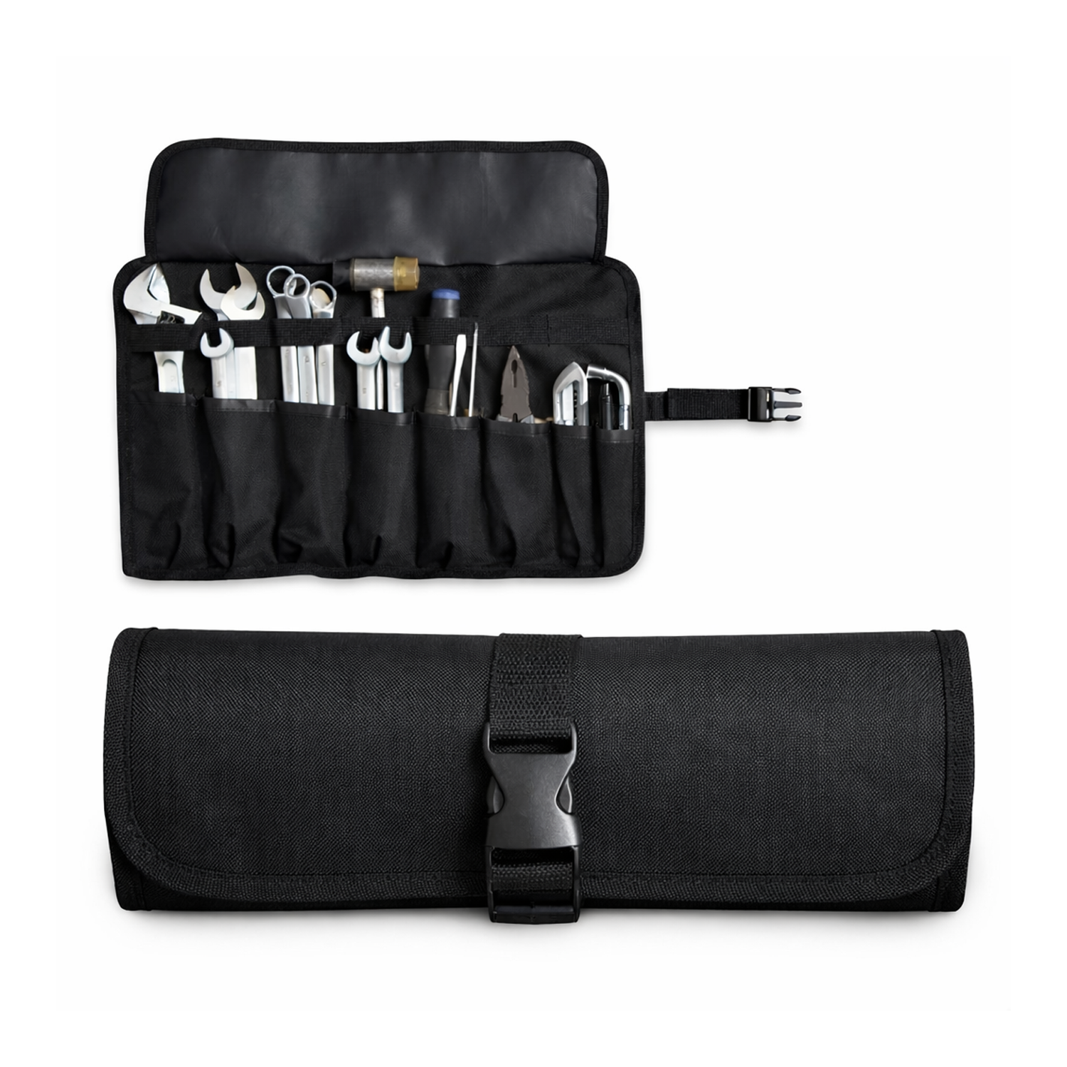 Microcase Motosiklet Bisiklet Elektrikli Araçlar ve Genel Kullanım için Katlanabilir Portatif Alet Çantası AL5515