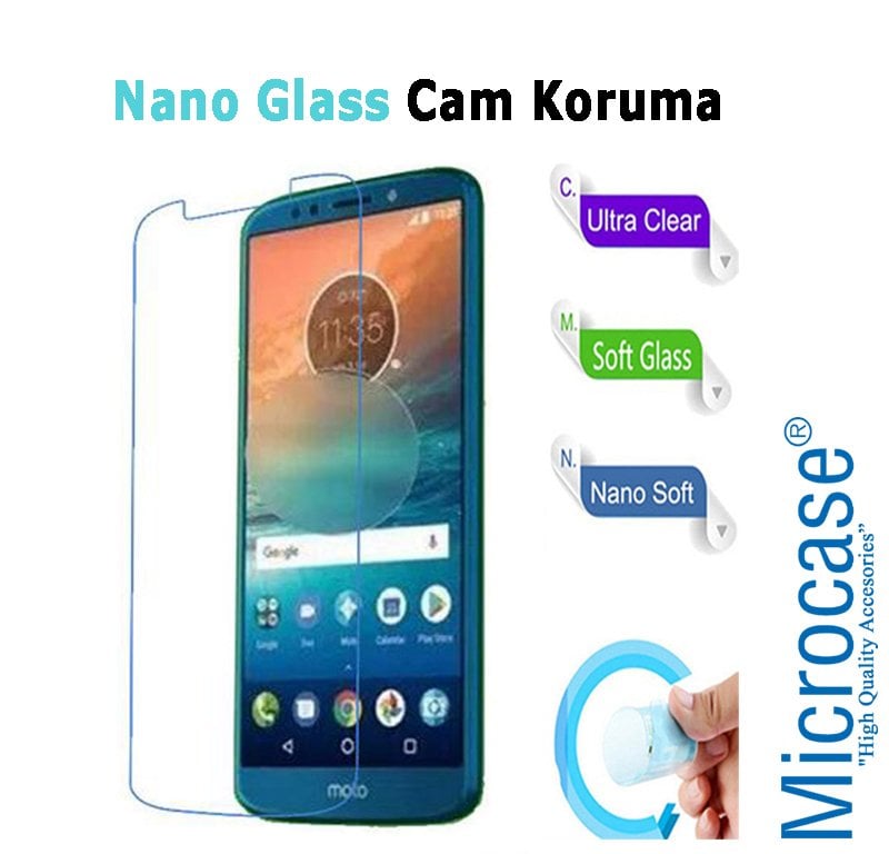Motorola Moto G6 Play Nano Glass Cam Ekran Koruma Filmi