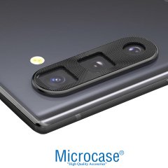 Microcase Samsung Galaxy Note 10 Kamera Lens Koruma Halkası - Kapalı Tasarım Siyah