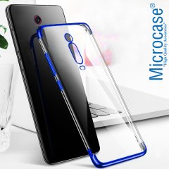Microcase Xiaomi Redmi K20 Pro Plating Series Silikon Kılıf + Tempered Glass Cam Koruma (SEÇENEKLİ)