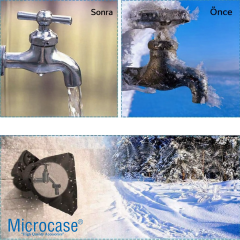 Microcase Su Geçirmez Bahçe Açıkalan Dış Mekan Musluk Don Buzlanma Koruyucu Kılıf AL5511