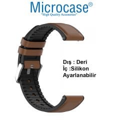 Microcase Huawei Watch GT Sport - Active - Classic için Tokalı Deri Kordon Kayış - KY87