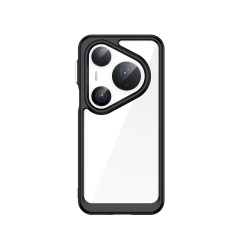 Microcase Huawei Pura 80 Shield Serisi Darbeye Dayanıklı Yarı Esnek Plastik Tpu Kılıf - AL8100