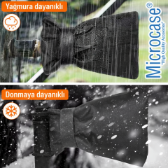 Microcase Su Geçirmez Bahçe Açıkalan Dış Mekan Musluk Don Buzlanma Koruyucu Kılıf 2 Adet AL5511