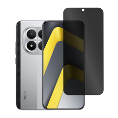 Microcase Xiaomi POCO M8 Pro Privacy Gizlilik Filtreli Tam Kaplayan Tempered Cam-AL3125