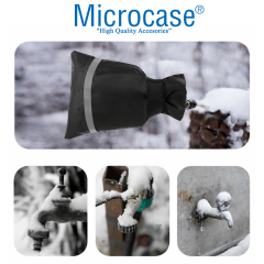 Microcase Reflektörlü Su Geçirmez Bahçe Açıkalan Dış Mekan Musluk Don Buzlanma Koruyucu Kılıf AL5512