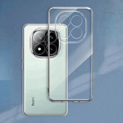 Microcase Xiaomi Redmi Note 15 ile Uyumlu Slim Serisi Soft TPU Silikon Kılıf - Şeffaf AL3324