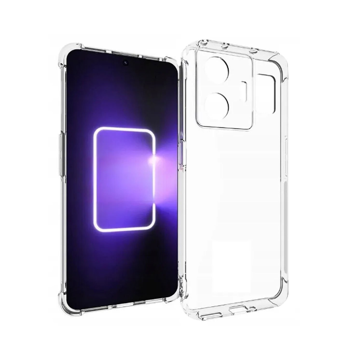 Microcase Realme GT3 / GT Neo 5 Slim Serisi Soft TPU Silikon Kılıf - Şeffaf AL3324