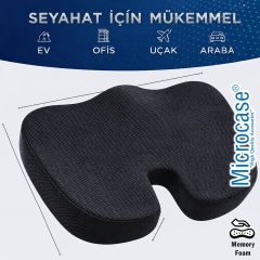 Microcase Ortopedik Memory Foam Basur Hemeroid Kuyruk Sokumu Minderi Yastığı AL5516