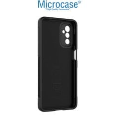 Microcase Samsung Galaxy M52 5G Miami Serisi Darbeye Dayanıklı Silikon Kılıf - Siyah