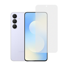 Microcase Samsung S25 FE Tam Kaplayan Çerçeveli Mat Cam Koruma - AL3124