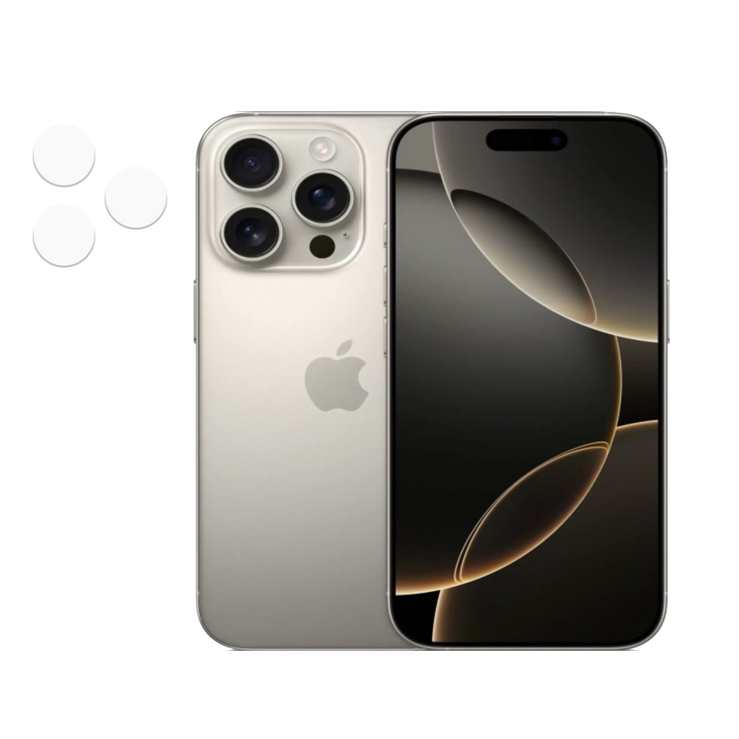 Microcase Iphone 16 Pro  Kamera Camı Lens Koruyucu Nano Esnek Film-AL3400
