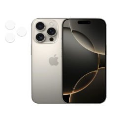 Microcase Iphone 16 Pro  Kamera Camı Lens Koruyucu Nano Esnek Film-AL3400